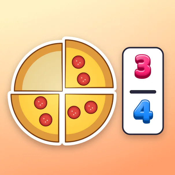 Pizza Fractions Pizza Fractions